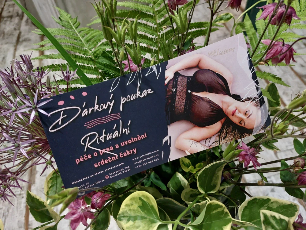 Dárkový poukaz na péči o prsa a uvolnění srdeční čakry