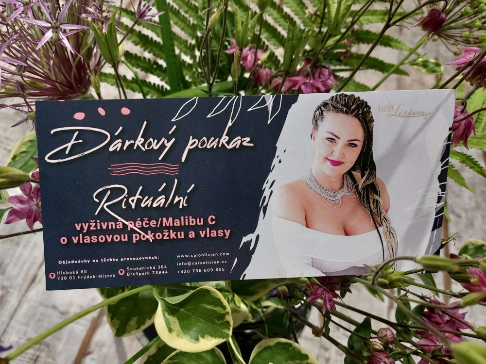 Dárkový poukaz na výživnou péči o vlasovou pokožku a vlasy MALIBU C